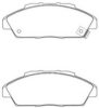 AISIN ASN-201 Brake Pad Set, disc brake
